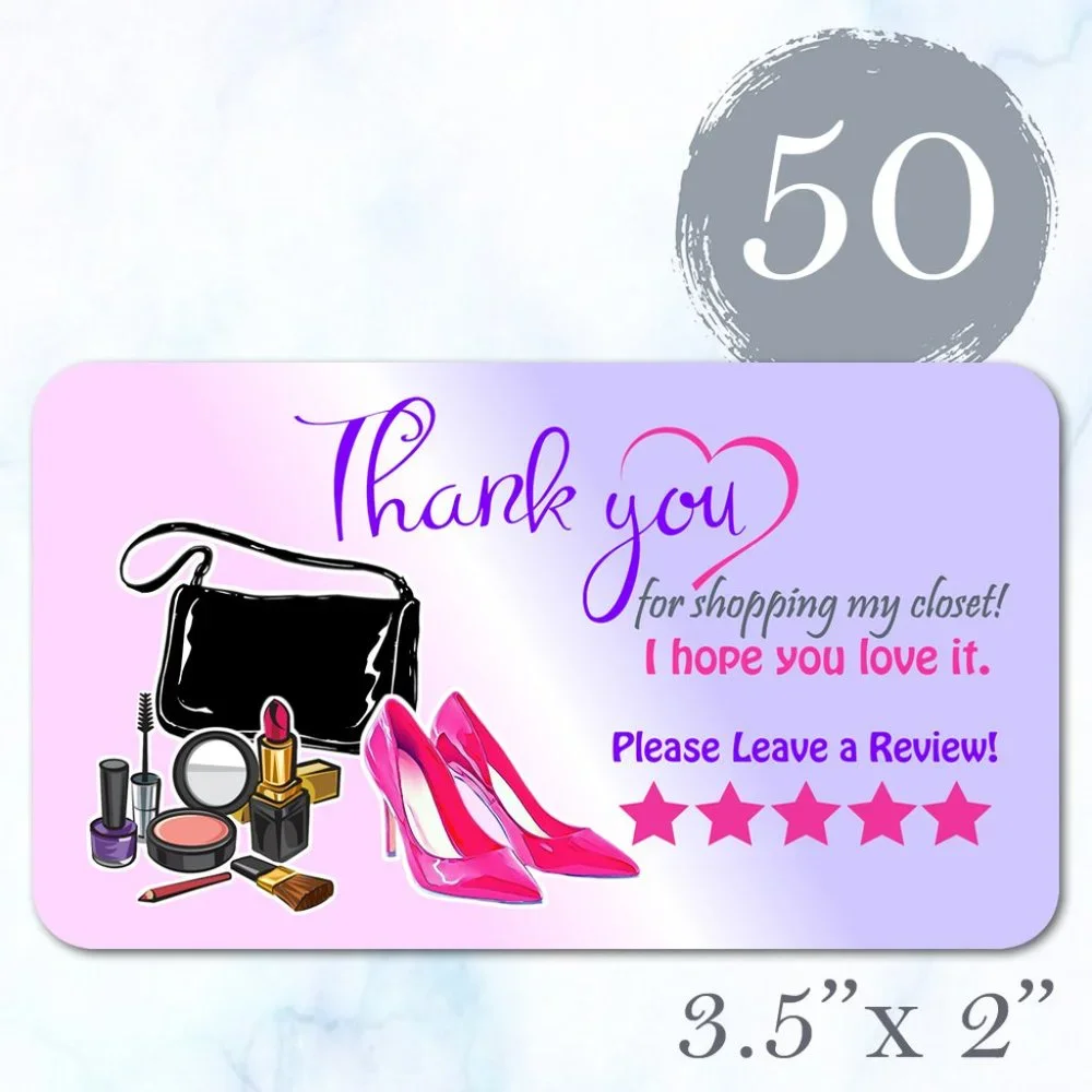 50 Thank You Cards